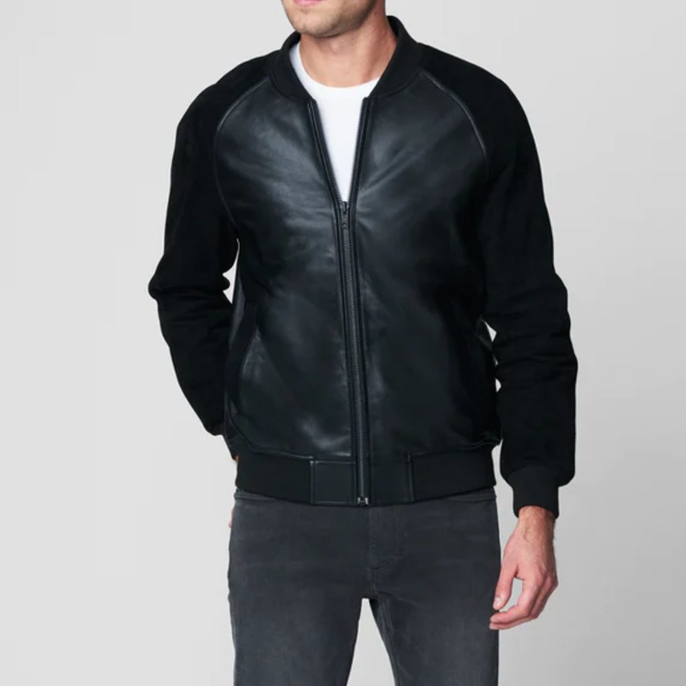 BlankNYC Faux leather and suede jacket